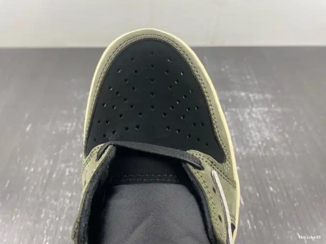 Rep TBkick OG SP 1 SCOTT OLIVE' AIR DM7866-002 X TRAVIS LOW 'BLACK JORDAN 0517